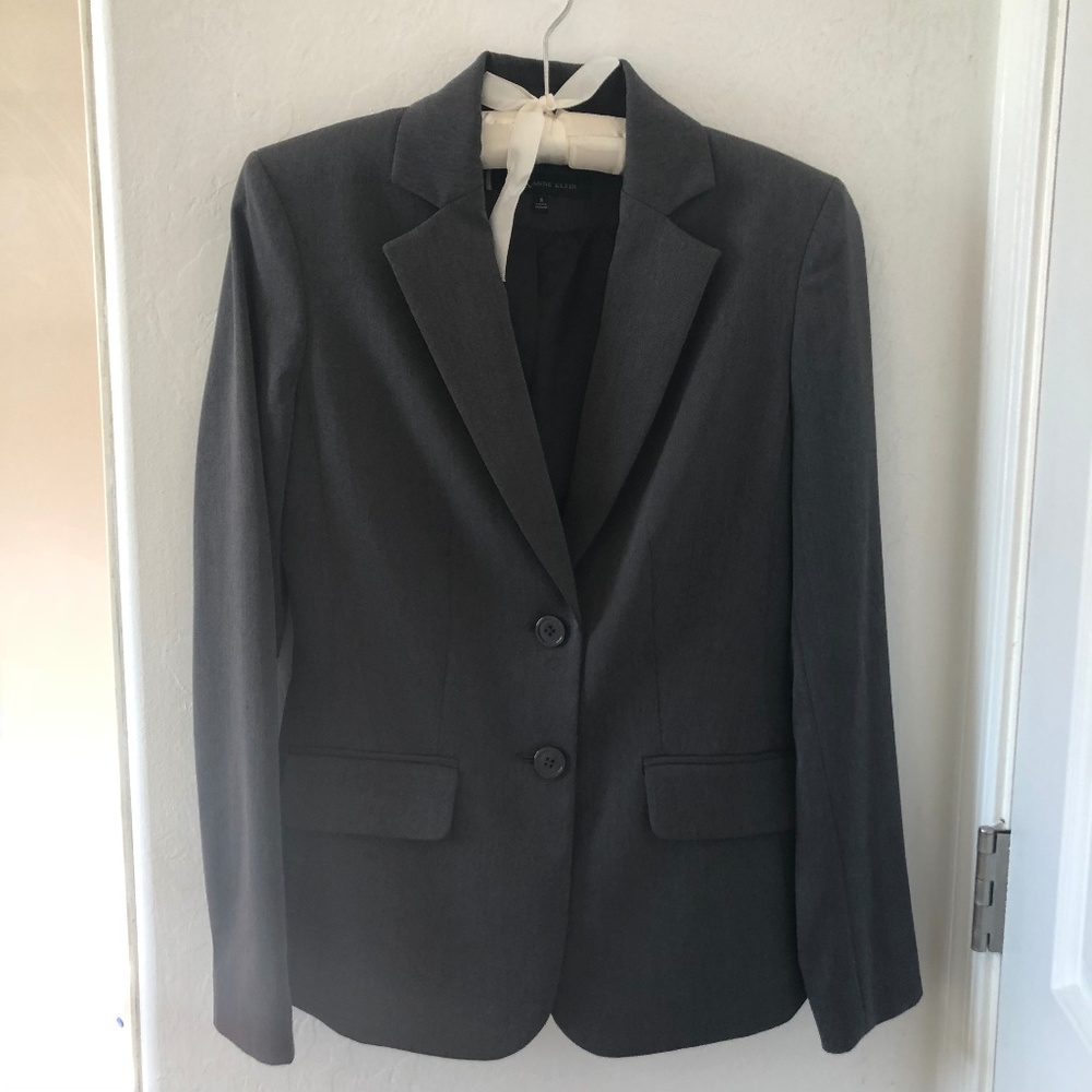 Anne Klein Dark Grey Blazer / Jacket  Sz 2
